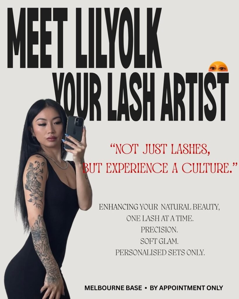 Meet Jessie, lash artist behind Lil Yolk in Melbourne West
